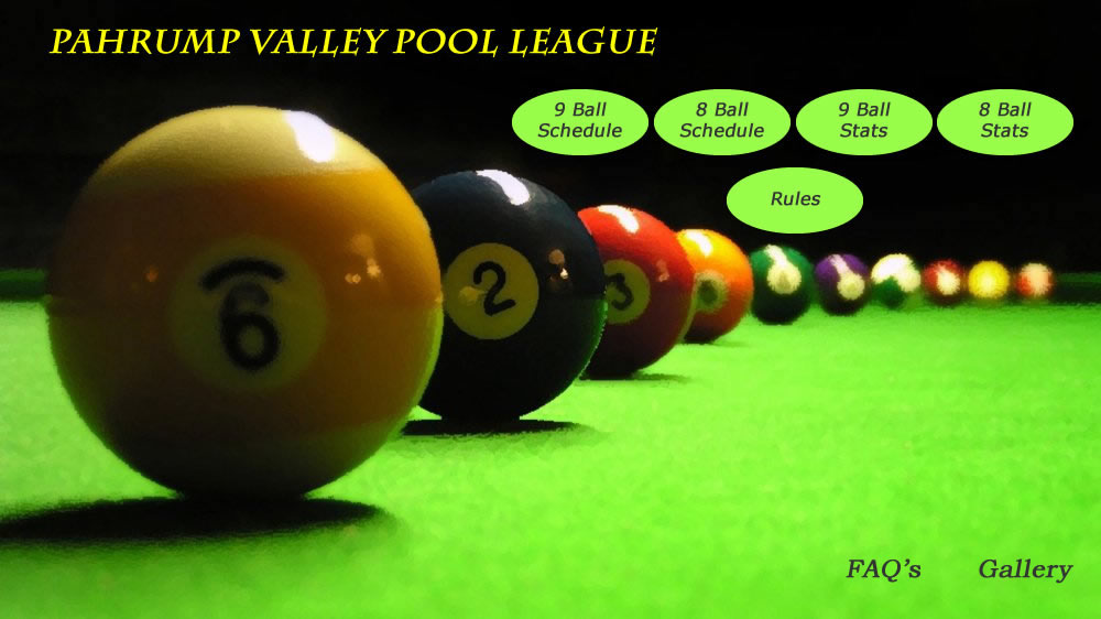 Pahrump Valley Pool League
